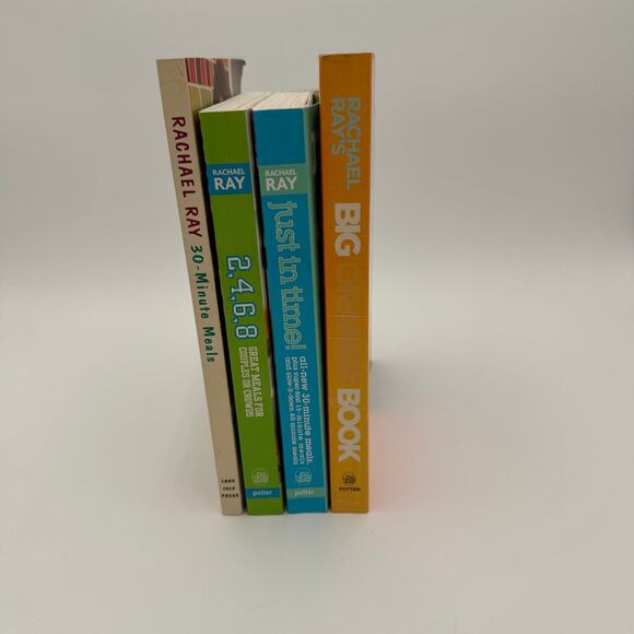 Rachael Ray Cookbooks 30 Minute Meals, Just in Time, Great Meals, Big Orange S/4 - Picture 2 of 7